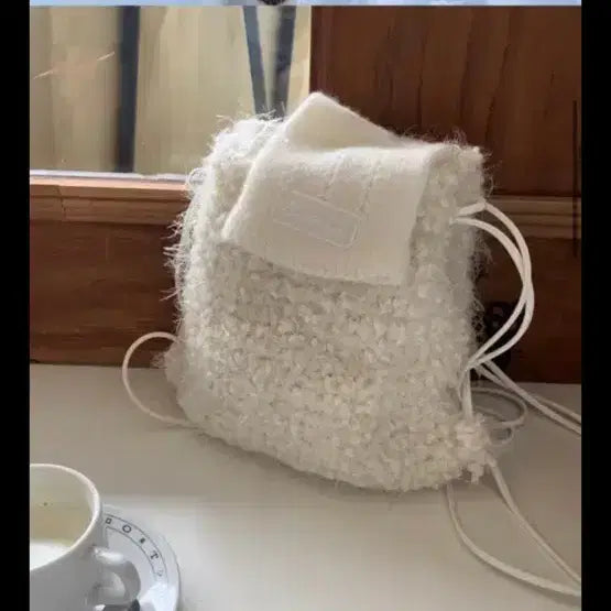 [BUNJANG] Le Bonheur des Dames Collaboration Mini Backpack (Ivory) / 르벙드 온드민 백팩 collabo mini backpack(ivory)
