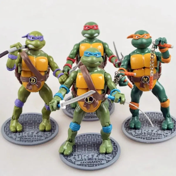 [BUNJANG] Ninja Turtles Unsealed Figure 4-Set Bundle / 닌자거북이 미개봉 피규어 4종세트로 일괄판매합니다~