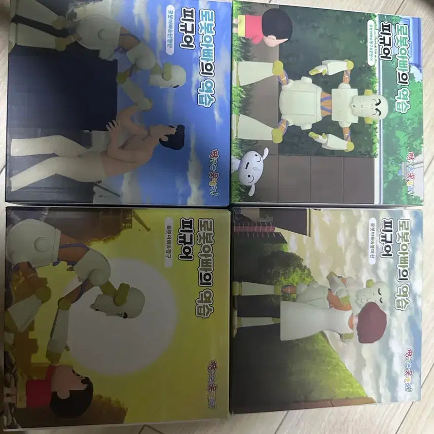 [BUNJANG] Crayon Shin-chan Figure Robot Dad's Counterattack Set / Cgv 짱구 피규어 로봇아빠의 역습