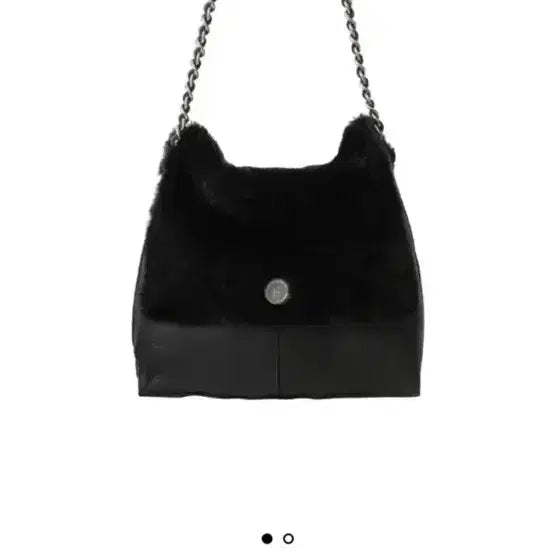 [BUNJANG] Minitmute Pebble Chain Bag Mustang Black / 미닛뮤트 페블 체인백 무스탕 블랙