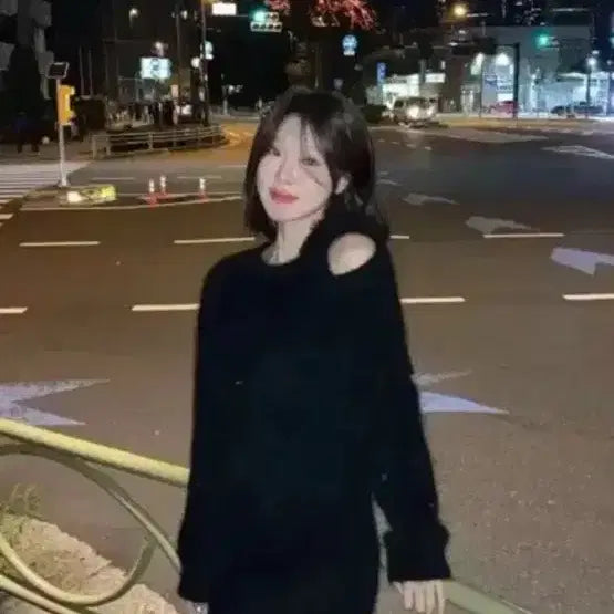 [BUNJANG] SoberShop Angora Ribbon One-Piece Dress / 소버샵 앙고라 리본 원피스 Angora Ribbon One-Piece