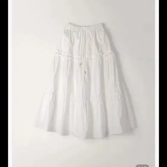 [BUNJANG] TOABEI String Point Tiered Frill Long Skirt / 토아베 String Point Tiered Frill Long Skirt