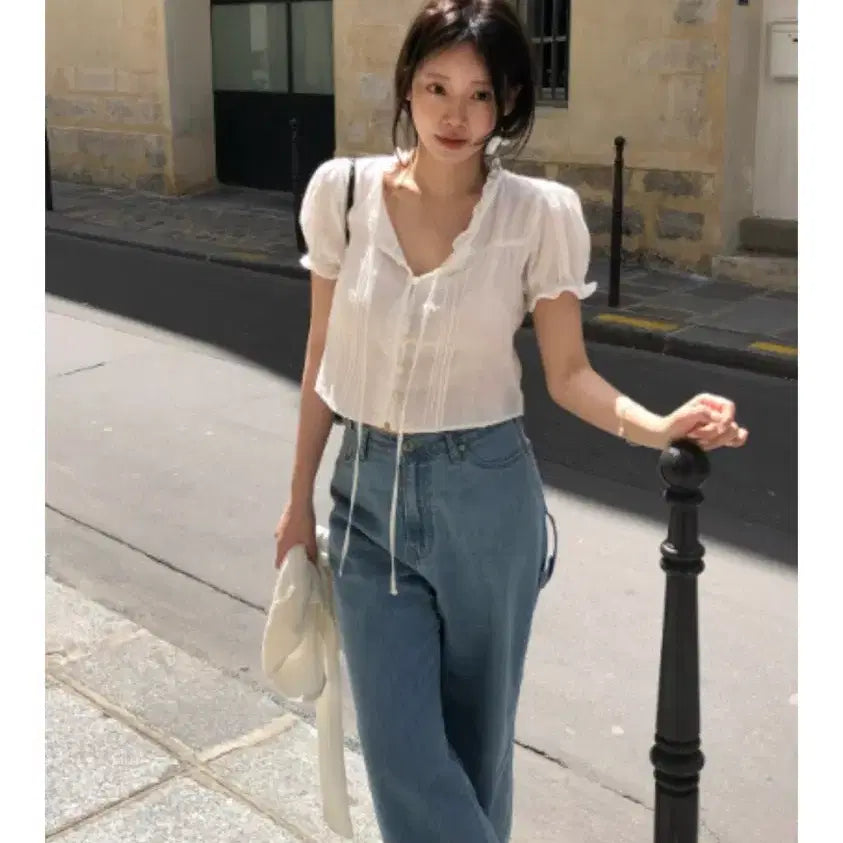 [BUNJANG] The Wish Series Summer Carpenter Denim (Size S) / (택새상품)더위시리즈 썸머 카펜터 데님