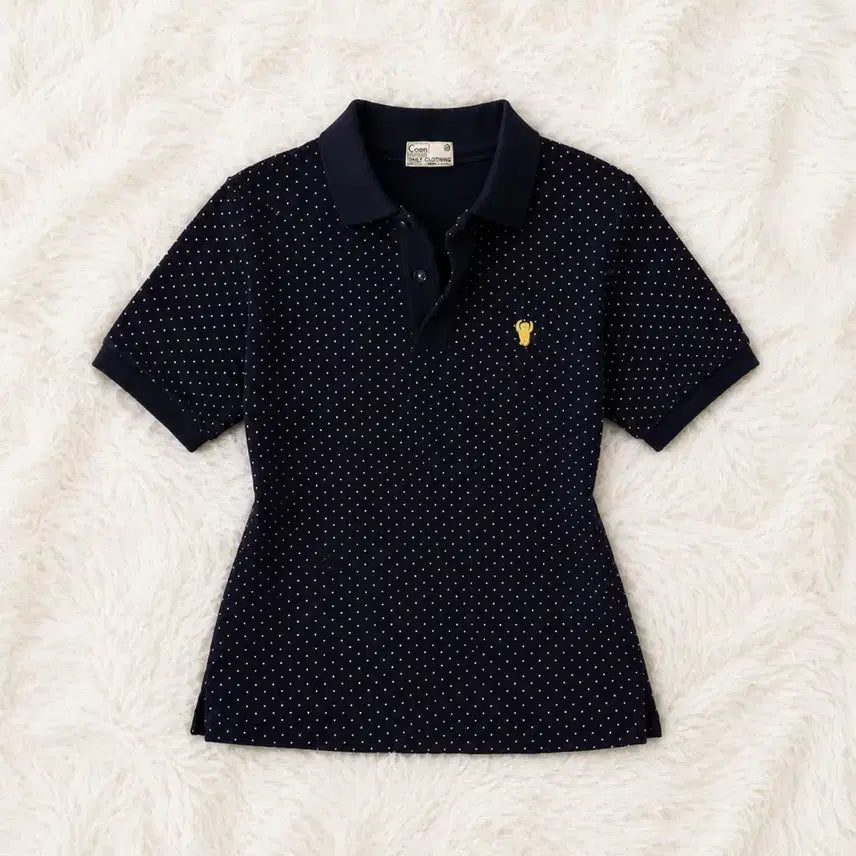 [BUNJANG] Coen Dot Collar T-Shirt / Coen 코엔 모리걸 도트 PK 카라티