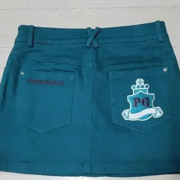 [BUNJANG] PEARLY GATES Women's Golf Skirt Turquoise Size 0 / 파리게이츠(여25-27)골프 스커트 0사이즈 터콰이즈