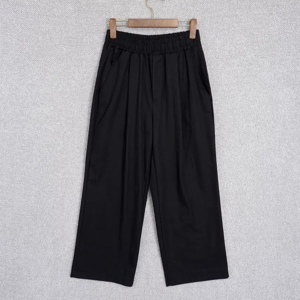 [BUNJANG] Urban Dress Women's Pleated Linen Wide Banding Pants / 어반드레스 여성 턱 린넨 와이드 밴딩 팬츠 55-66size