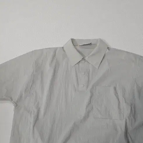 [BUNJANG] Solid Homme String Collar T-Shirt / 새상품 솔리드옴므 스트링 카라티