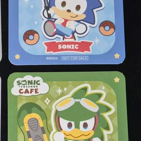 [BUNJANG] Sonic the Hedgehog & Jet the Hawk Coaster Set / 소닉 소닉프렌즈 카페 소닉 + 제트 코스터 양도판매