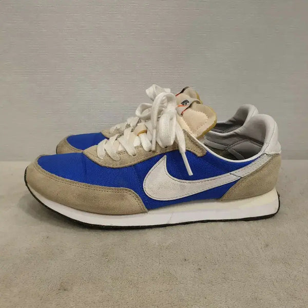 [BUNJANG] Nike Waffle Trainer Sneakers Blue/Beige Size 235 / 나이키 와플 트레이너 운동화 블루/베이지 235