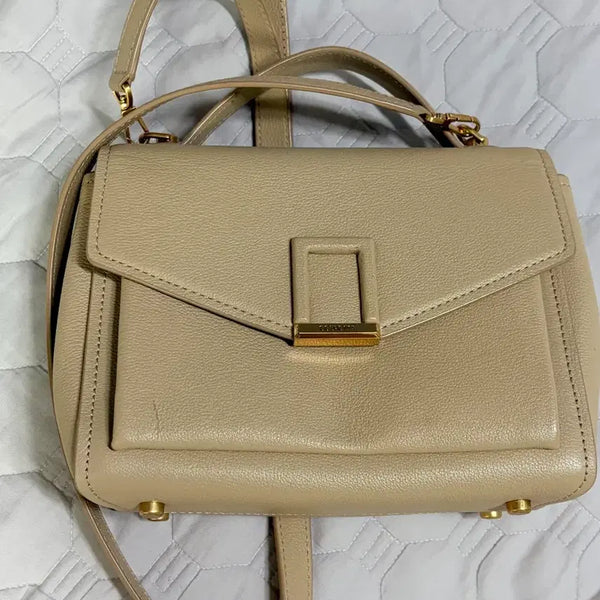 [BUNJANG] Couronne Beige Tote Cross Bag / 쿠론 베이지 토트 크로스백