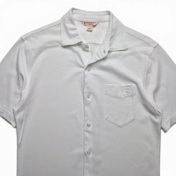 [BUNJANG] Brooks Brothers Cotton Half Shirt White - Size S / [3일간 20%할인] [S] 브룩스브라더스 코튼 하프셔츠 화이트