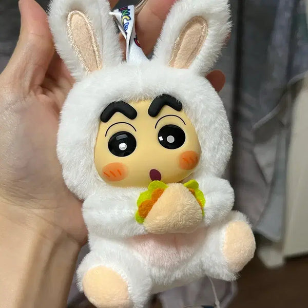 [BUNJANG] Crayon Shin-chan Rabubu Bunny Plush Keychain / 짱구 라부부 토끼 인형 키링