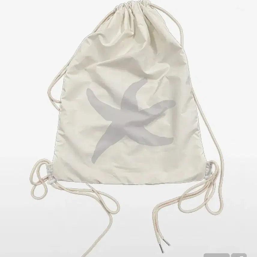 [BUNJANG] The Coldest Moment Starfish Reversible Gym Sack - Ivory / 더콜디스트모먼트 starfish reversible 짐색 아이보리