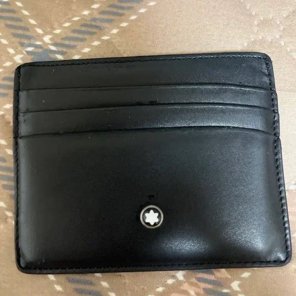 [BUNJANG] Montblanc Card Holder Black / 몽블랑 카드 지갑 블랙