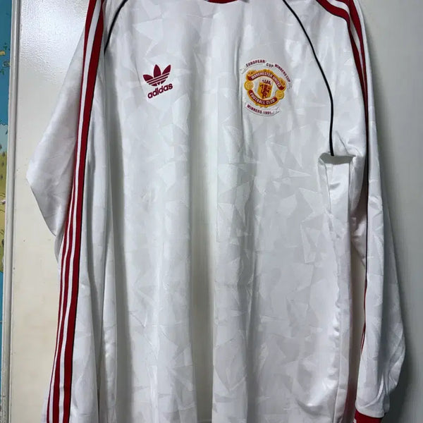 [BUNJANG] Adidas Manchester United 1991 European Cup Commemorative Long Sleeve Jersey 3XL / 아디다스 맨유, 맨체스터 유나이티드 롱슬리브 긴팔 3XL
