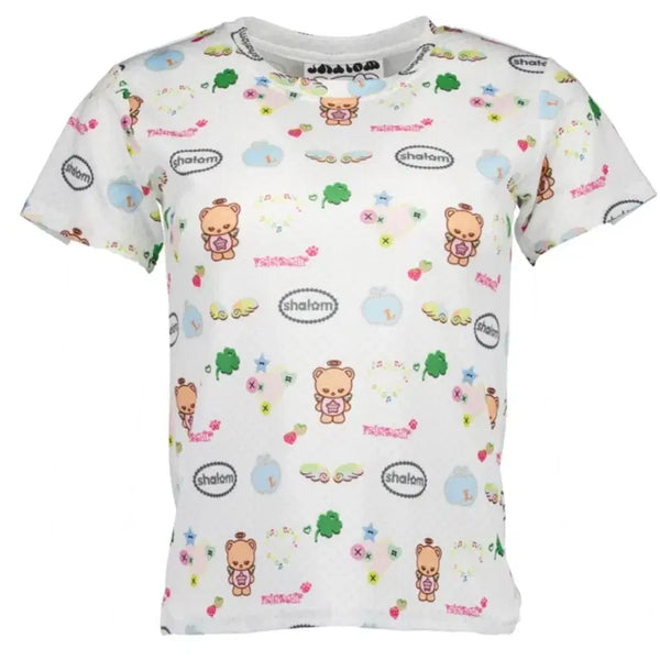 [BUNJANG] Shalom Club Buddy Buddy T-Shirt Multi S / 샬롬클럽 버디버디 티셔츠 멀티 S