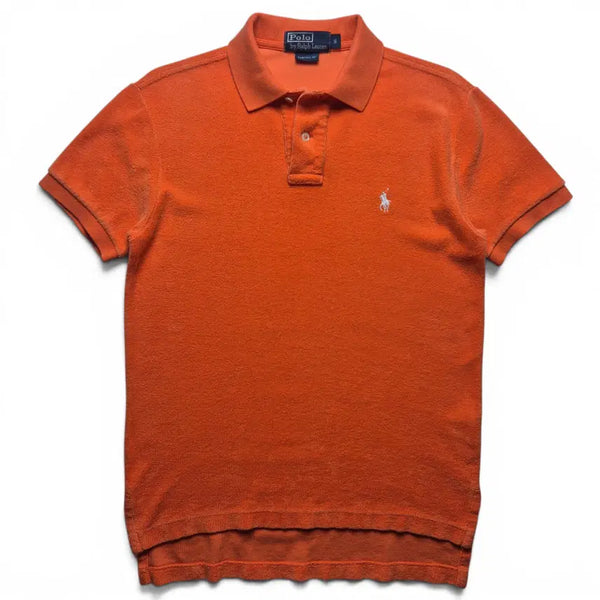 [BUNJANG] Polo Ralph Lauren Terry Fabric Collar T-Shirt Orange - Size S / [3일간 20%할인] [S] 폴로 랄프로렌 테리원단 카라티