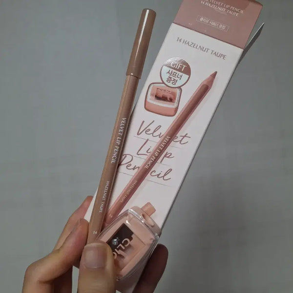 [BUNJANG] Clio Velvet Lip Pencil Hazelnut Top / 클리오 벨벳 립펜슬 헤이즐넛토프