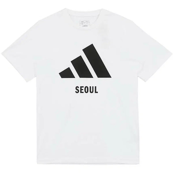 [BUNJANG] Adidas Seoul Short Sleeve T-Shirt White 2XL / 아디다스 서울 반팔 티셔츠 화이트 2XL