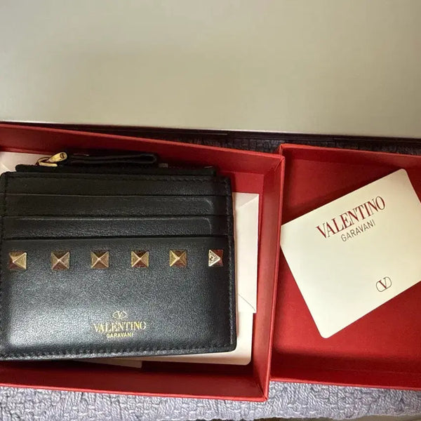 [BUNJANG] Valentino Rockstud Card Holder / 발렌티노 락스터드 카드지갑
