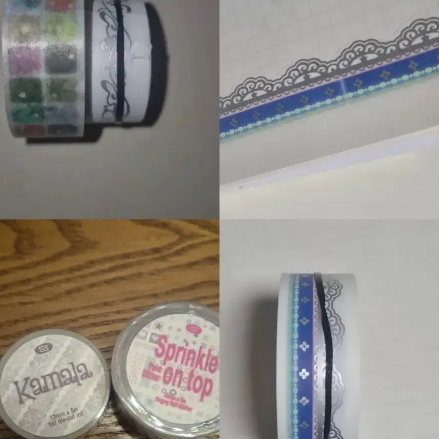 [BUNJANG] Stickers New Washi Tape/Die-cut/Kiss-cut Set (4 Types) / 다꾸 띵) 스티커스 신상 마테/다이컷/키스컷 4종 원가 이하 반띵