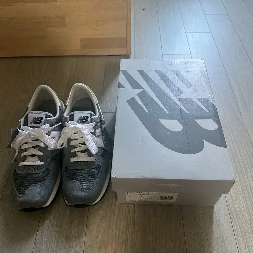 [BUNJANG] New Balance 990v1 Made in USA Grey White Sneakers (Size 275) / 뉴발란스 990v1 메이드 인 USA 그레이 화이트 275사이즈