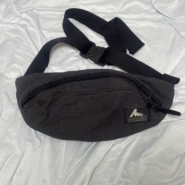 [BUNJANG] Gregory Vintage Waist Bag Black / 올드 그레고리 힙색 블랙 빈티지 웨이스트백