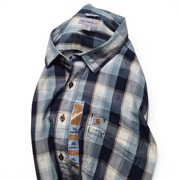 [BUNJANG] Carhartt Check Half Shirt XXL / [3일간 20%할인] [XXL] 칼하트 체크 하프셔츠