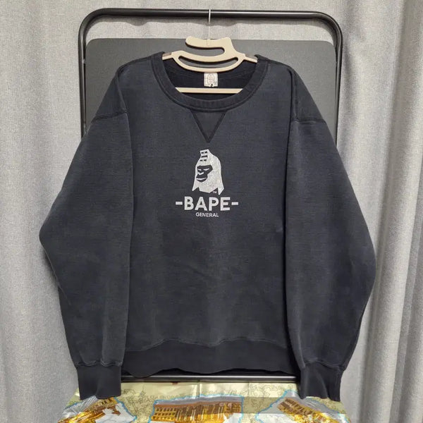 [BUNJANG] Bape OG Vintage Sweatshirt XL-2XL / 00s Bape OG 베이프 빈티지 맨투맨 XL-2XL(105-110)