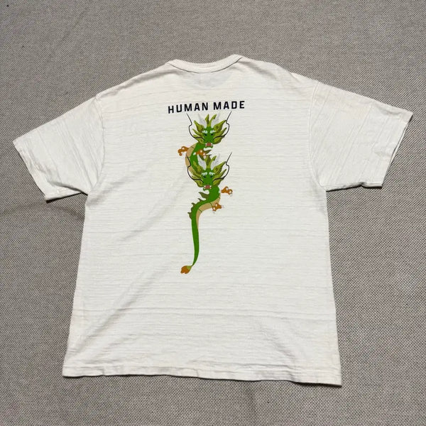 [BUNJANG] Human Made Dragon Graphic T-Shirt White / 휴먼메이드 드래곤 그래픽 반팔 티셔츠