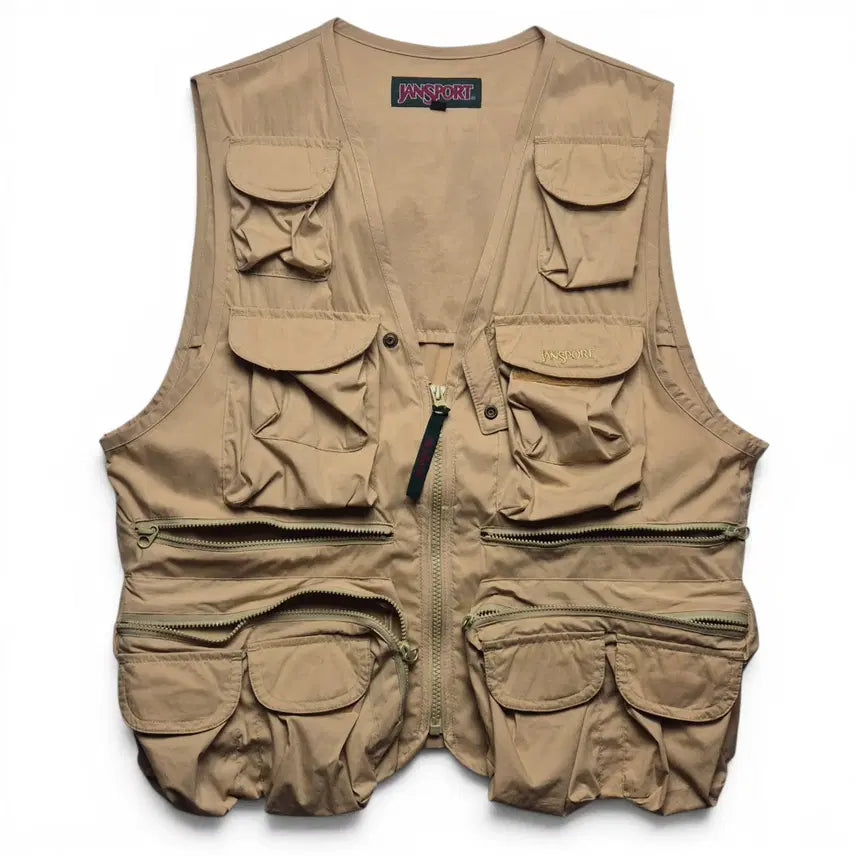 [BUNJANG] Jansport Utility Fishing Vest - Beige, Size M / [3일간 20%할인] [M] 잔스포츠 유틸리티 피싱베스트