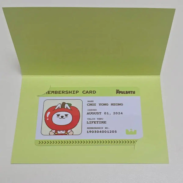 [BUNJANG] TXT Apple Popup Yongmeong ID Card (Soobin, Yeonjun) / 뿔바투 사과팝업 용멍 아이디카드 | 애뿔바투 최용멍 투바투 수빈 연준