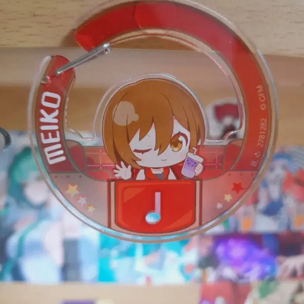 [BUNJANG] Vocaloid MEIKO Acrylic Keychain / 보컬로이드 메이코 아크릴키링 아크릴 가챠 보카로 프세카 굿즈 미소녀