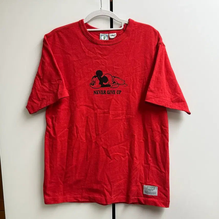 [BUNJANG] Disney Mickey Mouse Super Heavyweight Regular Fit T-Shirt M / 디스커스 슈퍼 헤비웨이트 레귤러 핏 미키마우스 반팔티 M