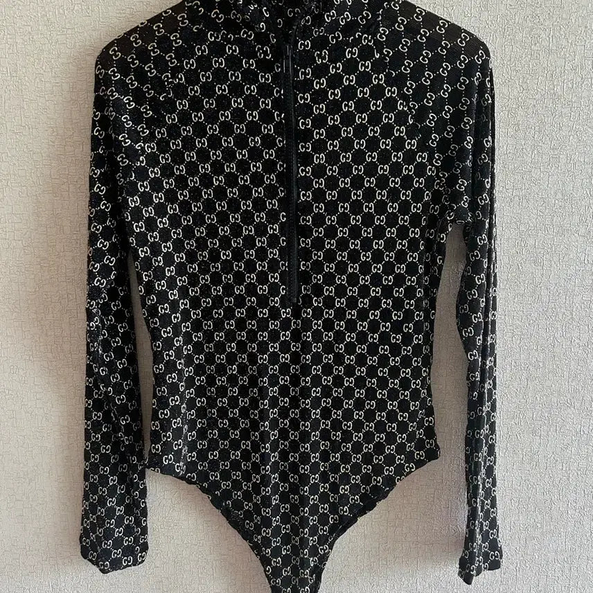 [BUNJANG] Zipper Bodysuit Swimsuit / 바디슈트 수영복