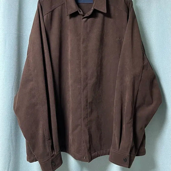 [BUNJANG] Junn. J 25FW Ultra Suede Coach Shirt Size 52 / [52] 준지 25FW 울트라 스웨이드 코치 셔츠