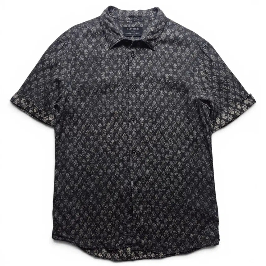 [BUNJANG] AllSaints Linen Pattern Shirt - Size S / [3일간 20%할인] [S] 올세인츠 린넨 패턴셔츠