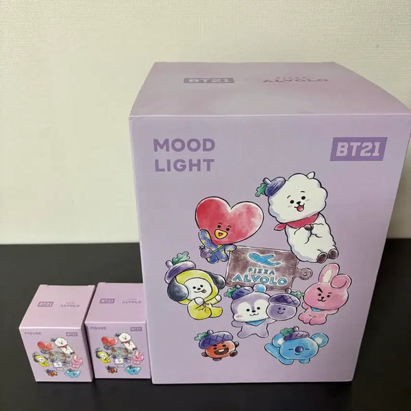 [BUNJANG] BTS BT21 Mood Lamp Figure Set / BTS BT21 무드등 피규어 세트 피지알볼로