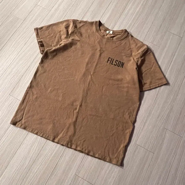 [BUNJANG] Filson Brown Short Sleeve T-Shirt L / 필슨 반팔 티셔츠 브라운 L
