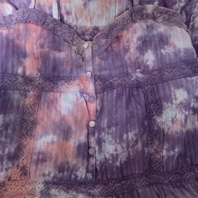 [BUNJANG] B&G Vintage Tie-Dye Long Dress / 비앤지 빈티지 타이다이 롱 원피스