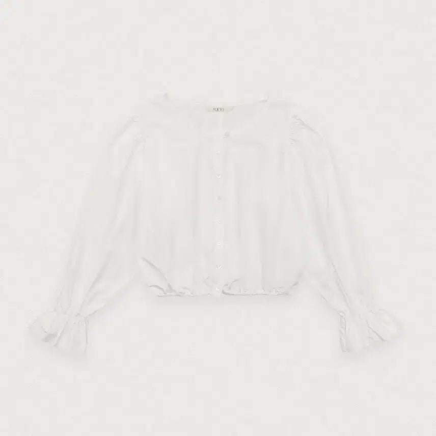 [BUNJANG] Poeto Verto Blouse (Ivory) / 포에토 블라우스