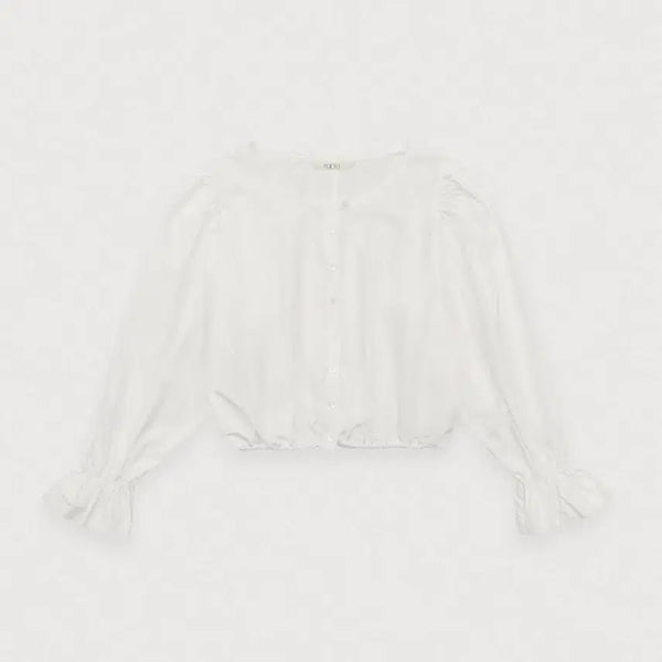 [BUNJANG] Poeto Verto Blouse (Ivory) / 포에토 블라우스