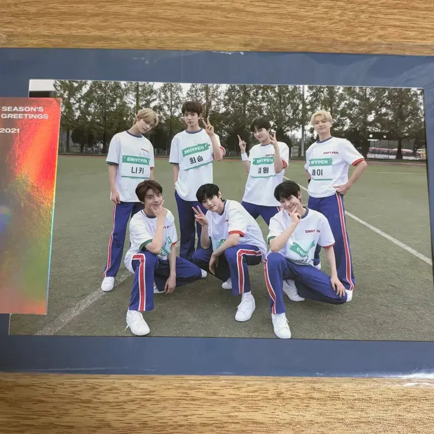 [BUNJANG] ENHYPEN 2021 Season's Greetings Group Postcard / 엔하이픈 단체 엽서 사진 2021 시즌그리팅