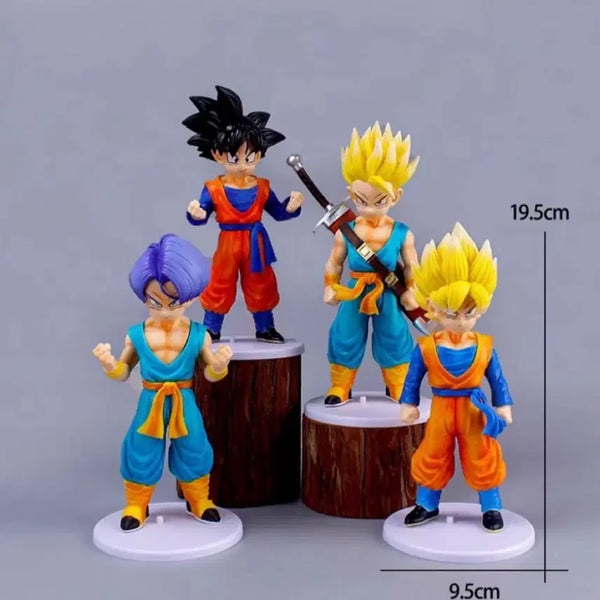 [BUNJANG] Dragon Ball Trunks & Son Goten 4-Figure Set (Sealed Bundle) / 드래곤볼 트랭크스 손오천 4종 미개봉 피규어 세트 일괄로 판매합니다.