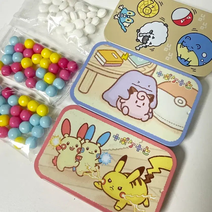[BUNJANG] Pokemon Center Japan Pokemon Tin Case Candy Bundle Set / 일본 포켓몬센터 포켓몬 틴케이스 캔디 일괄