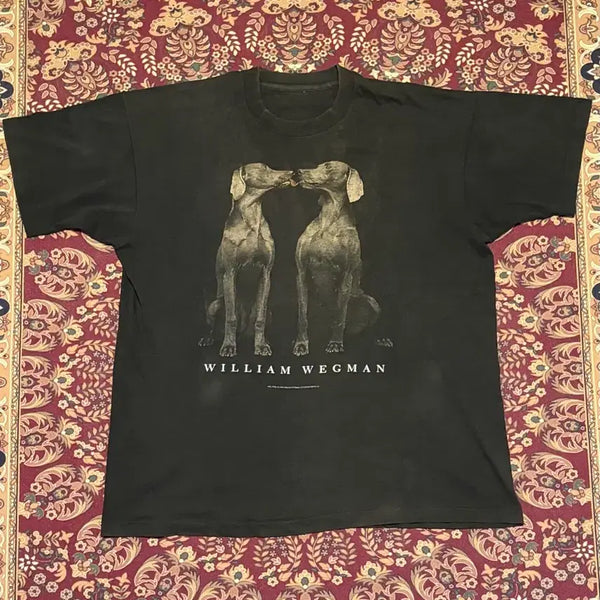 [BUNJANG] 90s William Wegman Art T-Shirt XL / [XL] 90s William Wegman 윌리엄 웨그맨 아트티셔츠
