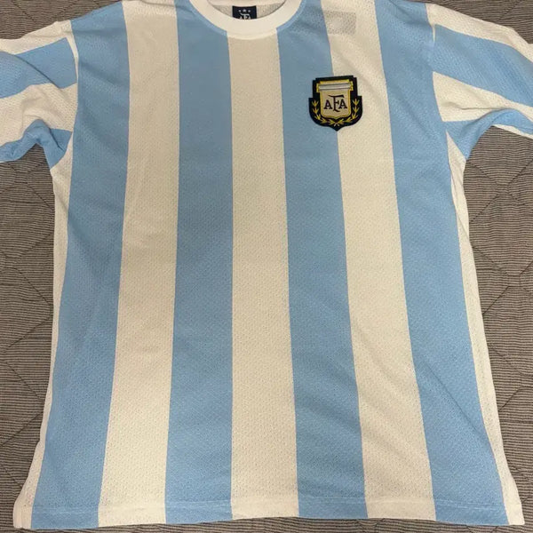 [BUNJANG] Official 1986 Argentina Maradona Football Jersey (XL) / 정품) 1986 아르헨티나 XL 마라도나 유니폼 택채새상품