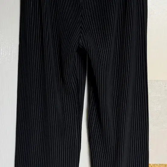 [BUNJANG] Homme Plissé MC July Loose Fit Straight Pants Black Size 2 / 옴므플리세 mc july 루즈핏 스트레이트 팬츠 블랙 2