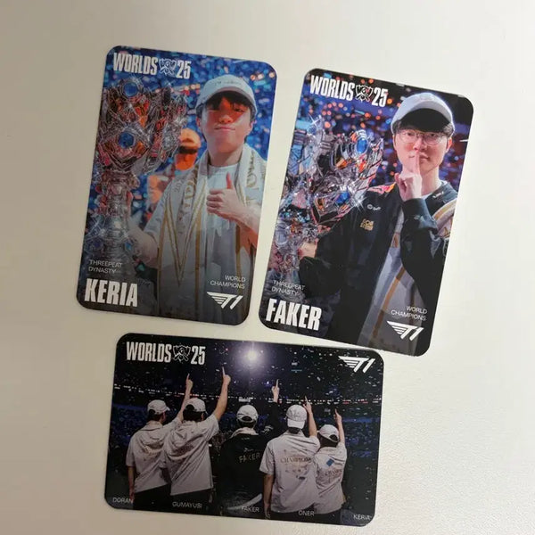 [BUNJANG] T1 2026 Worlds Photocard Bundle Set / 2026 MSI T1 월즈 포토카드 일괄