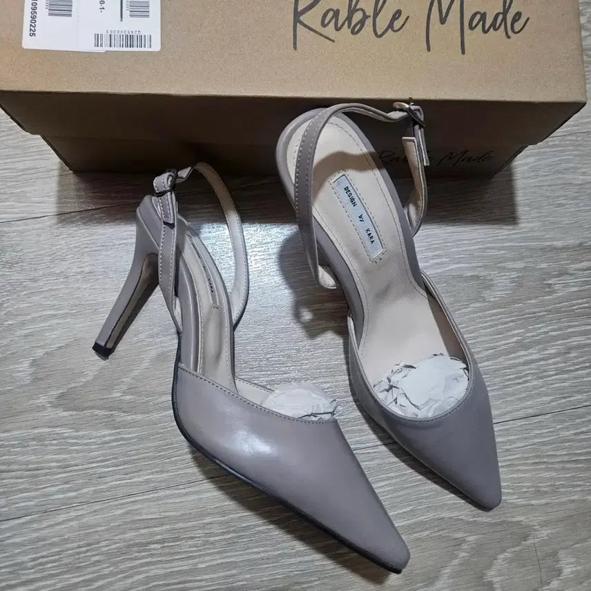 [BUNJANG] Strap Heel Shoes Gray Size 245 / 스트랩힐 구두 그레이 색상 245